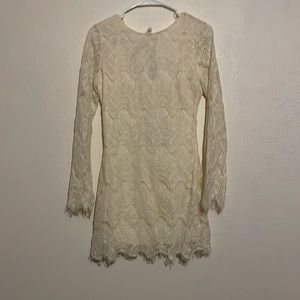 Cream lace dress